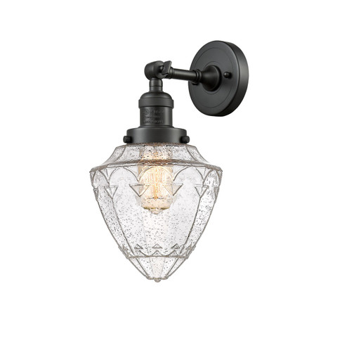 Franklin Restoration One Light Wall Sconce in Oil Rubbed Bronze (405|203-OB-G664-7)