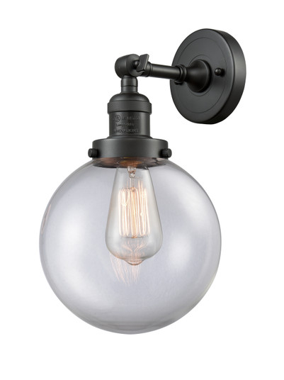 Franklin Restoration One Light Wall Sconce in Oil Rubbed Bronze (405|203-OB-G202-8)