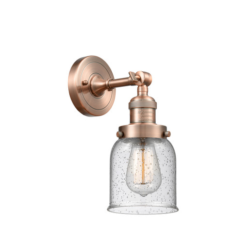 Franklin Restoration One Light Wall Sconce in Antique Copper (405|203-AC-G54)
