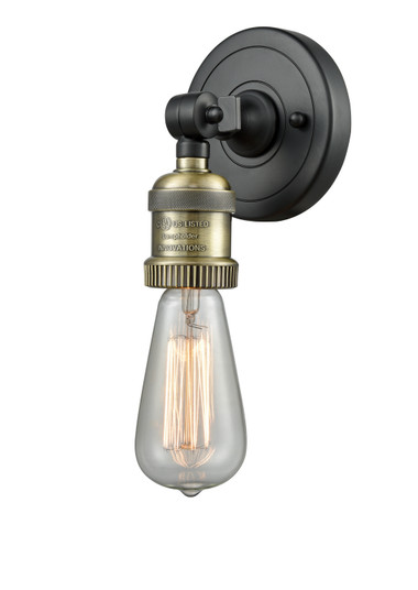 Franklin Restoration One Light Wall Sconce in Black Antique Brass (405|202ADA-BAB)