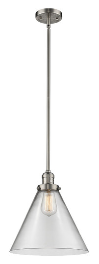 Franklin Restoration LED Mini Pendant in Brushed Satin Nickel (405|201S-SN-G42-L-LED)