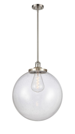 Franklin Restoration LED Pendant in Brushed Satin Nickel (405|201S-SN-G202-18-LED)