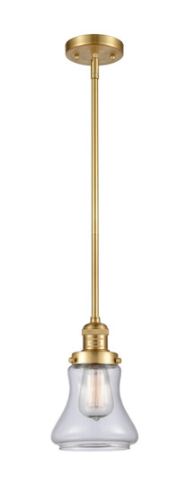 Franklin Restoration One Light Mini Pendant in Satin Gold (405|201S-SG-G192)