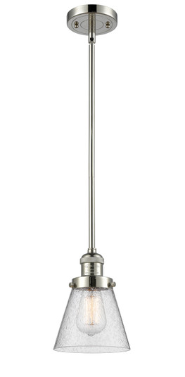 Franklin Restoration One Light Mini Pendant in Polished Nickel (405|201S-PN-G64)