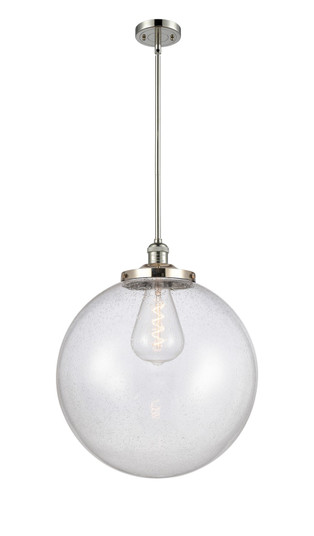 Franklin Restoration One Light Pendant in Polished Nickel (405|201S-PN-G204-18)