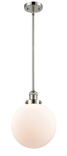 Franklin Restoration LED Mini Pendant in Polished Nickel (405|201S-PN-G201-10-LED)