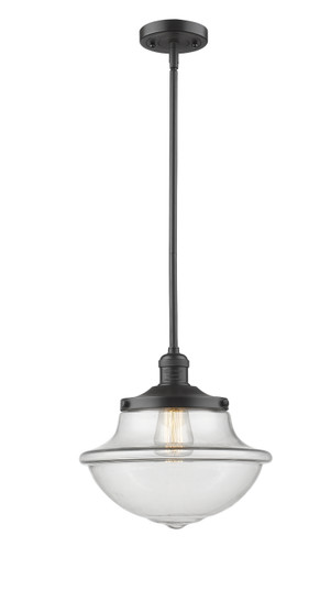 Franklin Restoration One Light Mini Pendant in Oil Rubbed Bronze (405|201S-OB-G542)