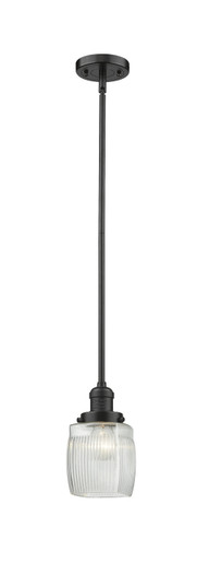 Franklin Restoration LED Mini Pendant in Oil Rubbed Bronze (405|201S-OB-G302-LED)