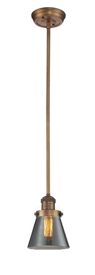 Franklin Restoration One Light Mini Pendant in Brushed Brass (405|201S-BB-G63)