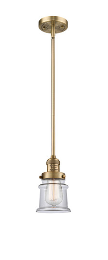 Franklin Restoration LED Mini Pendant in Brushed Brass (405|201S-BB-G182S-LED)