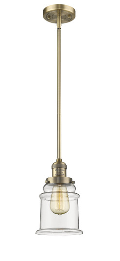 Franklin Restoration LED Mini Pendant in Brushed Brass (405|201S-BB-G182-LED)