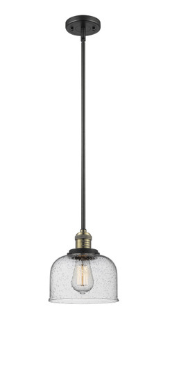 Franklin Restoration One Light Mini Pendant in Black Antique Brass (405|201S-BAB-G74)