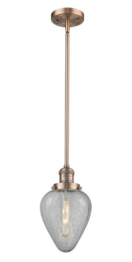 Franklin Restoration LED Mini Pendant in Antique Copper (405|201S-AC-G165-LED)