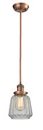 Franklin Restoration One Light Mini Pendant in Antique Copper (405|201S-AC-G142)