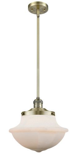 Franklin Restoration One Light Mini Pendant in Antique Brass (405|201S-AB-G541)
