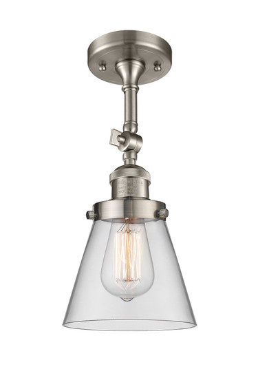 Franklin Restoration LED Semi-Flush Mount in Brushed Satin Nickel (405|201F-SN-G62-LED)