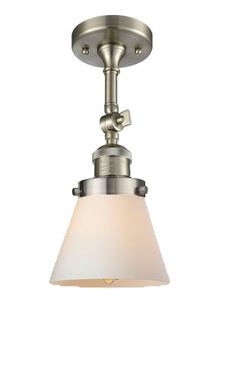 Franklin Restoration LED Semi-Flush Mount in Brushed Satin Nickel (405|201F-SN-G61-LED)