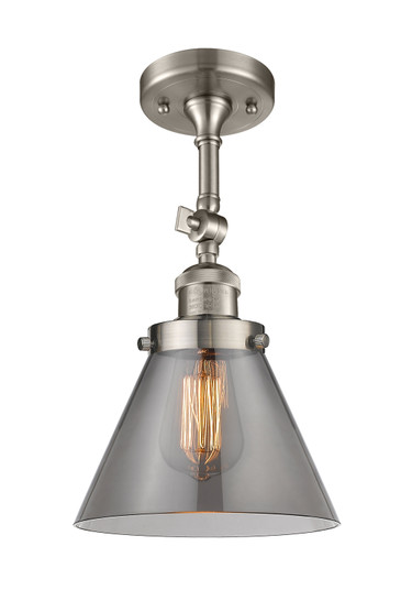 Franklin Restoration LED Semi-Flush Mount in Brushed Satin Nickel (405|201F-SN-G43-LED)