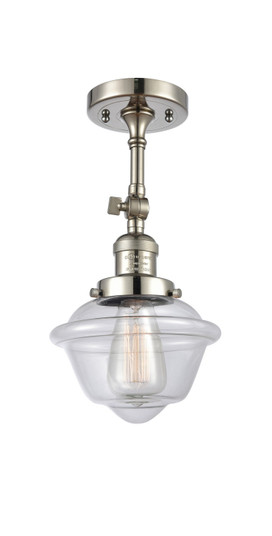 Franklin Restoration One Light Semi-Flush Mount in Polished Nickel (405|201F-PN-G532)