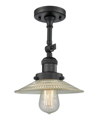 Franklin Restoration LED Semi-Flush Mount in Matte Black (405|201F-BK-G2-LED)