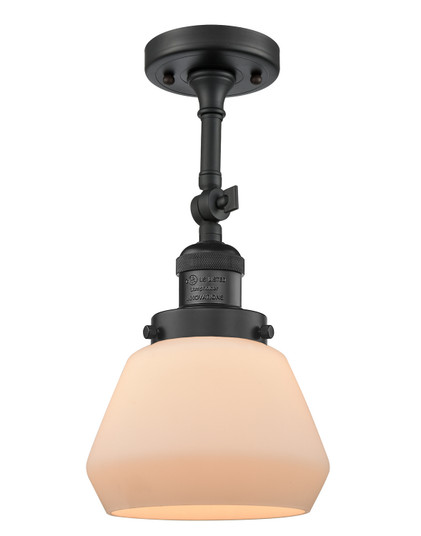 Franklin Restoration LED Semi-Flush Mount in Matte Black (405|201F-BK-G171-LED)