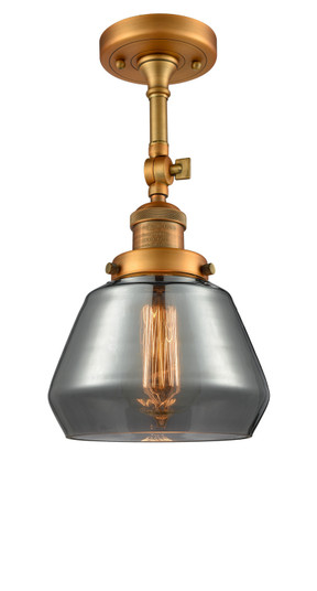 Franklin Restoration LED Semi-Flush Mount in Brushed Brass (405|201F-BB-G173-LED)