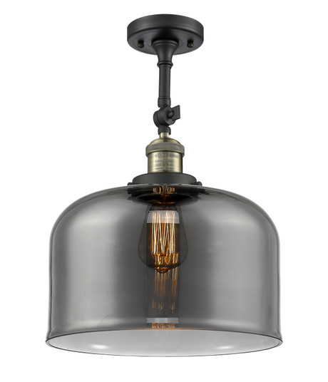 Franklin Restoration LED Semi-Flush Mount in Black Antique Brass (405|201F-BAB-G73-L-LED)