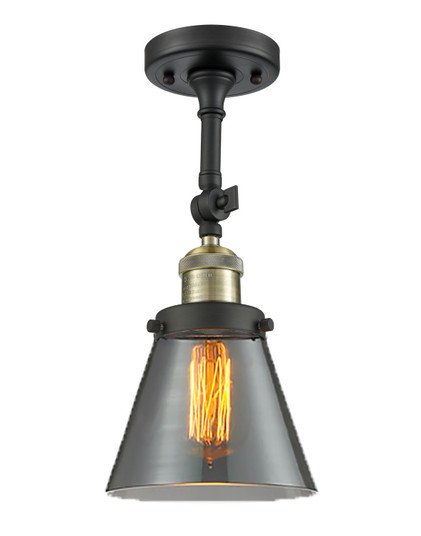 Franklin Restoration LED Semi-Flush Mount in Black Antique Brass (405|201F-BAB-G63-LED)