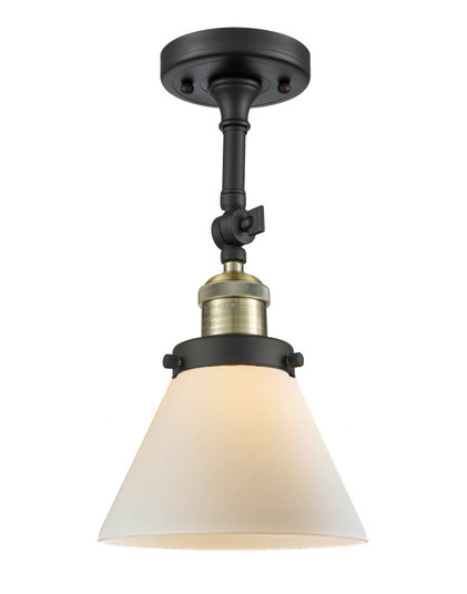 Franklin Restoration One Light Semi-Flush Mount in Black Antique Brass (405|201F-BAB-G41)