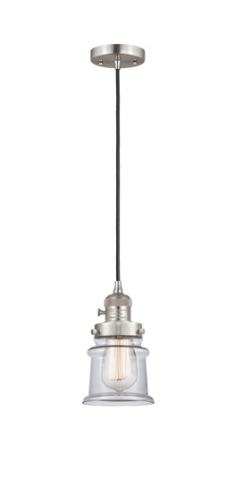 Franklin Restoration LED Mini Pendant in Brushed Satin Nickel (405|201CSW-SN-G182S-LED)