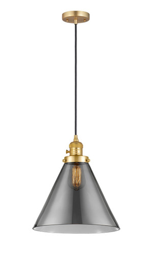 Franklin Restoration LED Mini Pendant in Satin Gold (405|201CSW-SG-G43-L-LED)