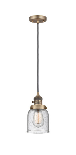 Franklin Restoration One Light Mini Pendant in Brushed Brass (405|201CSW-BB-G54)