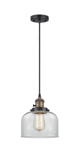 Franklin Restoration LED Mini Pendant in Black Antique Brass (405|201CSW-BAB-G72-LED)