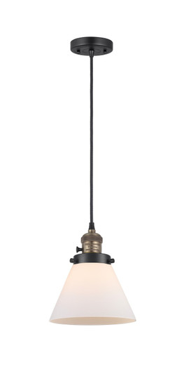Franklin Restoration LED Mini Pendant in Black Antique Brass (405|201CSW-BAB-G41-LED)