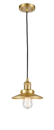 Franklin Restoration One Light Mini Pendant in Satin Gold (405|201C-SG-M4)