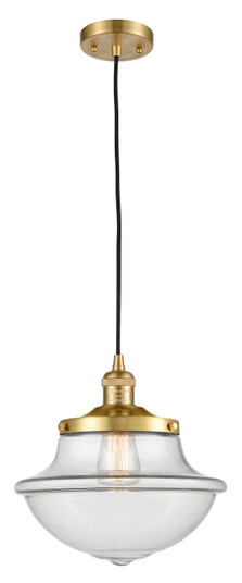 Franklin Restoration One Light Mini Pendant in Satin Gold (405|201C-SG-G542)