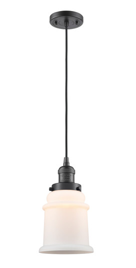 Franklin Restoration LED Mini Pendant in Oil Rubbed Bronze (405|201C-OB-G181-LED)
