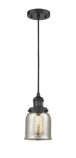 Franklin Restoration One Light Mini Pendant in Matte Black (405|201C-BK-G58)