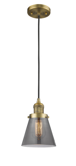 Franklin Restoration LED Mini Pendant in Brushed Brass (405|201C-BB-G63-LED)