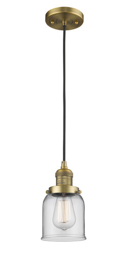 Franklin Restoration One Light Mini Pendant in Brushed Brass (405|201C-BB-G52)