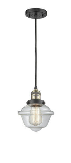 Franklin Restoration LED Mini Pendant in Black Antique Brass (405|201C-BAB-G532-LED)