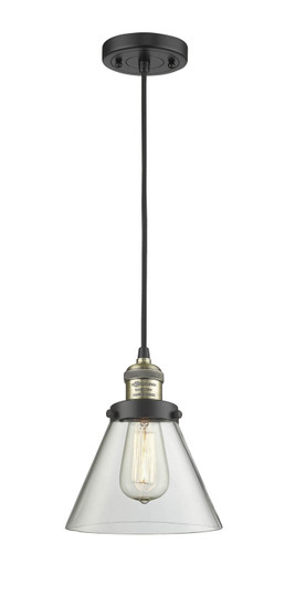 Franklin Restoration LED Mini Pendant in Black Antique Brass (405|201C-BAB-G42-LED)