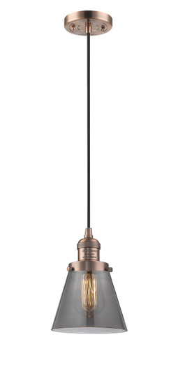 Franklin Restoration LED Mini Pendant in Antique Copper (405|201C-AC-G63-LED)