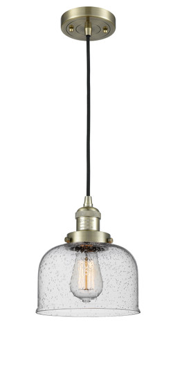 Franklin Restoration LED Mini Pendant in Antique Brass (405|201C-AB-G74-LED)