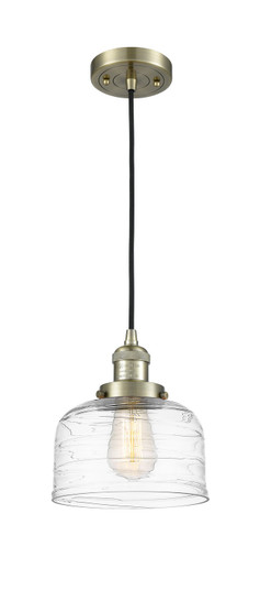 Franklin Restoration LED Mini Pendant in Antique Brass (405|201C-AB-G713-LED)