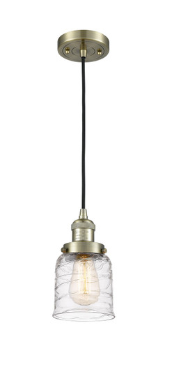 Franklin Restoration LED Mini Pendant in Antique Brass (405|201C-AB-G513-LED)