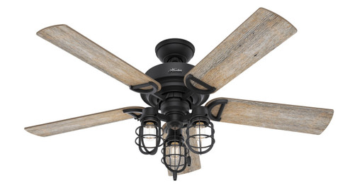 Starklake 52''Ceiling Fan in Natural Black Iron (47|50409)