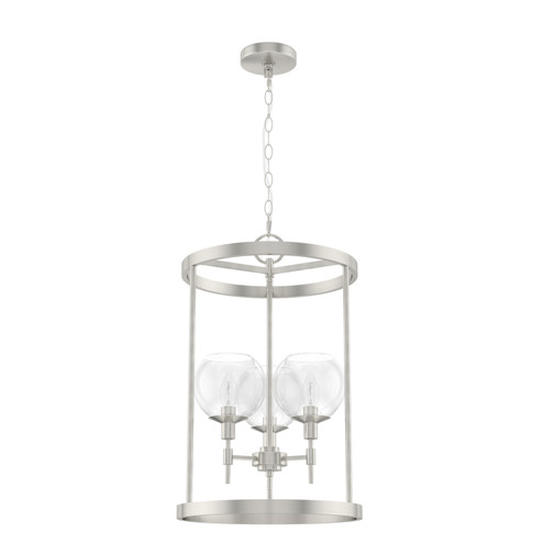 Xidane Three Light Foyer Pendant in Brushed Nickel (47|19750)