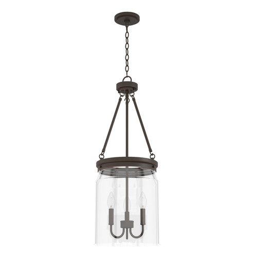 Devon Park Three Light Pendant in Onyx Bengal (47|19153)