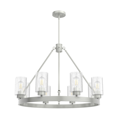 Hartland Eight Light Chandelier in Brushed Nickel (47|19135)